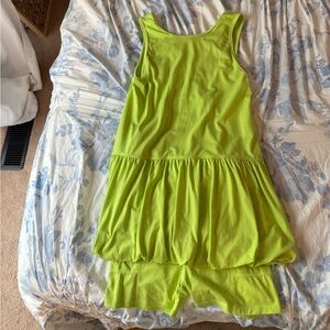 Lime Green Sleeveless Dress